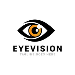 Vision Eye logo icon vector template.