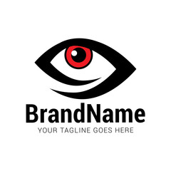 Vision Eye logo icon vector template.