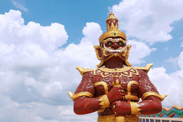 Red Thai giant demon.