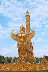 Giant candle eagle Garuda.