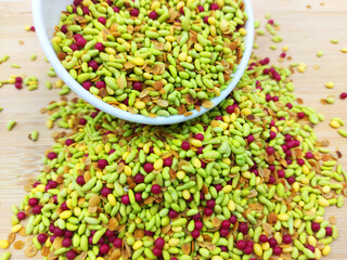 candied fennel seeds, sugar candy 