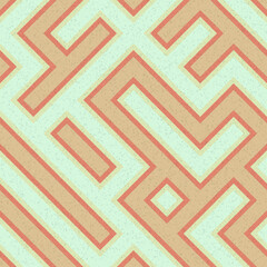 Abstract Geometric Pattern generative computational art illustration