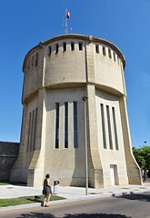 Historic water tower in Villanueva de la Serena, Badajoz - Spain 