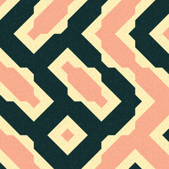 Abstract Geometric Pattern generative computational art illustration