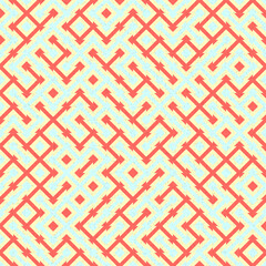 Abstract Geometric Pattern generative computational art illustration