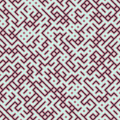 Abstract Geometric Pattern generative computational art illustration