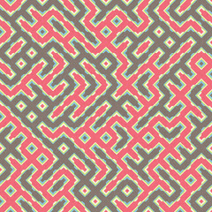 Abstract Geometric Pattern generative computational art illustration
