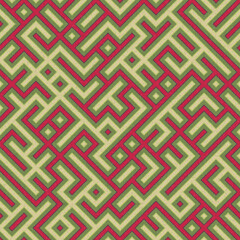 Abstract Geometric Pattern generative computational art illustration