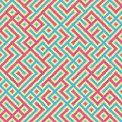Abstract Geometric Pattern generative computational art illustration