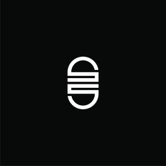 letter s burger podcast logo design