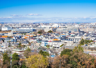 Fototapeta premium 郊外の住宅地 東京