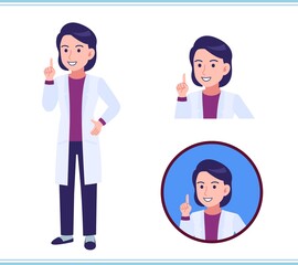 医療従事者の女性