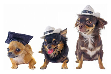 Group of Chihuahua dogs.