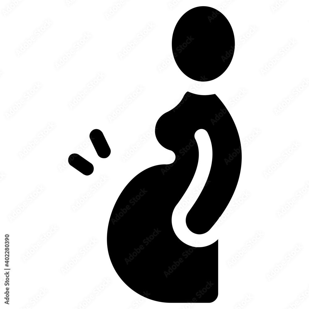 Poster Pregnant Woman 