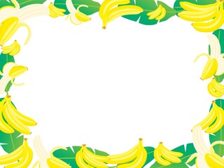 黄色いバナナのフレーム
