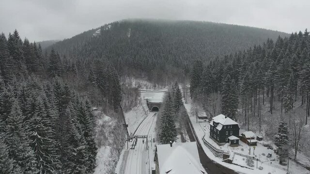 Winter Hiking in different places through the Thuringian Forest - Germany