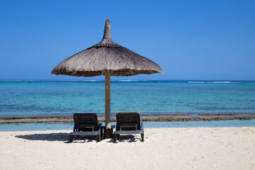 Ombrellone Spiaggia alle Mauritius