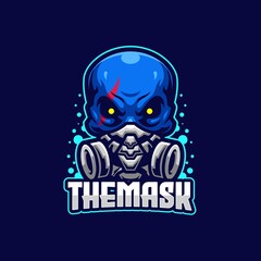 The Mask E-sports Logo Template