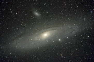 Obraz na płótnie Canvas Andromeda galaxy at 840mm