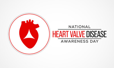 Vector illustration on the theme of Heart Valve disease awareness day observed each year on February 22nd.