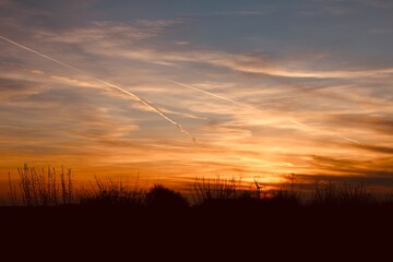 Sonnenuntergang in Harlesiel