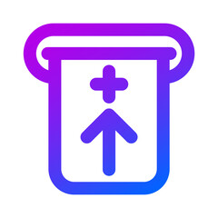 Obraz premium Top up money icon