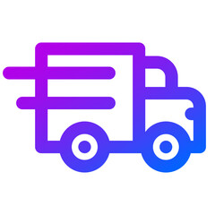 Truck box icon