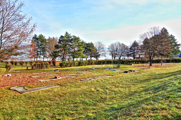 Old abandoned mini golf in the park