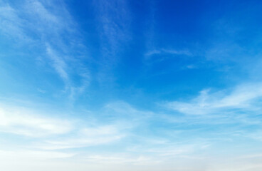 Naklejka na ściany i meble blue sky with white cloudy