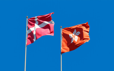 Flags of Hong Kong HK and Hong Kong HK.