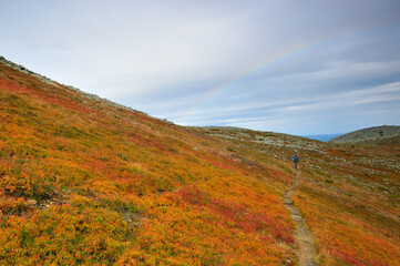 Unterwegs auf dem Hovärken unweit von Lofsdalen in Schweden