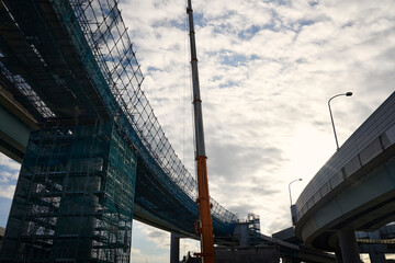 高速道路 ジャンクション 建設工事