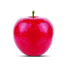 vector red apple isolated on white background