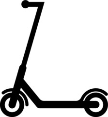 Vector illustration of the electric scooter