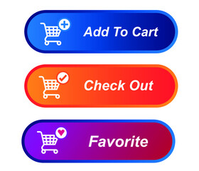 Add shopping cart item button set, buy now. Add to Cart button.
