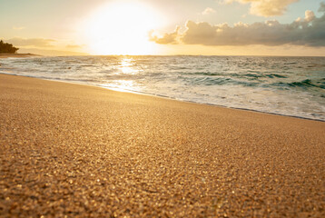 Tropical Beach at sunset