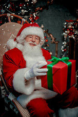 Santa Claus brought gifts