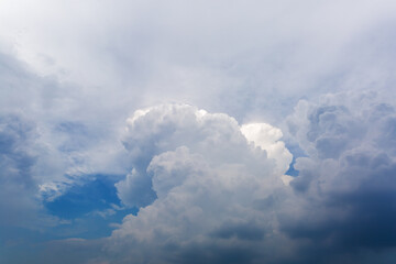 Blue sky and clouds abstract background