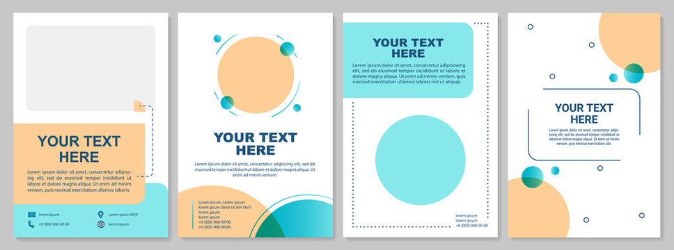 Geometric brochure template in minimal style. Creative presentation. Flyer, booklet, leaflet print, cover design with text space. Vector layouts for magazines, annual reports, advertising posters