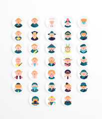 Profession icon pack color style