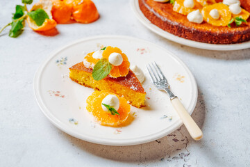 Clementine, Almond and Olive Oil Cake