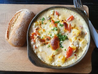 Foods I ate at a German restaurant