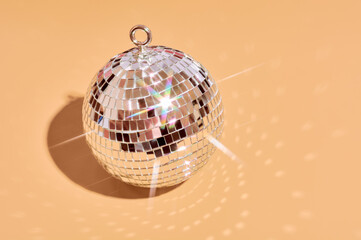 Disco Ball with Star Filter Light Flare