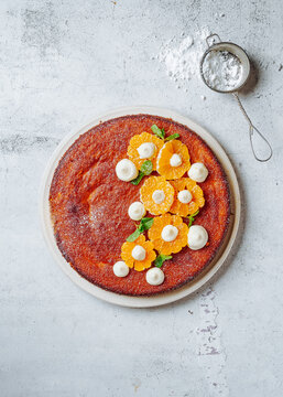 Clementine, Almond And Olive Oil Cake