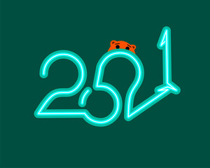 illustration of number 2021
perfect for your new year background