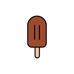 Ice cream flat design. Vector illustration