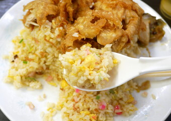 ジャンボ唐揚げチャーハン