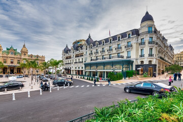 Fototapeta na wymiar Hotel De Paris in Monaco