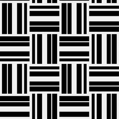 black and white symmetrical patterns.
