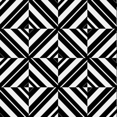 black and white symmetrical patterns.
